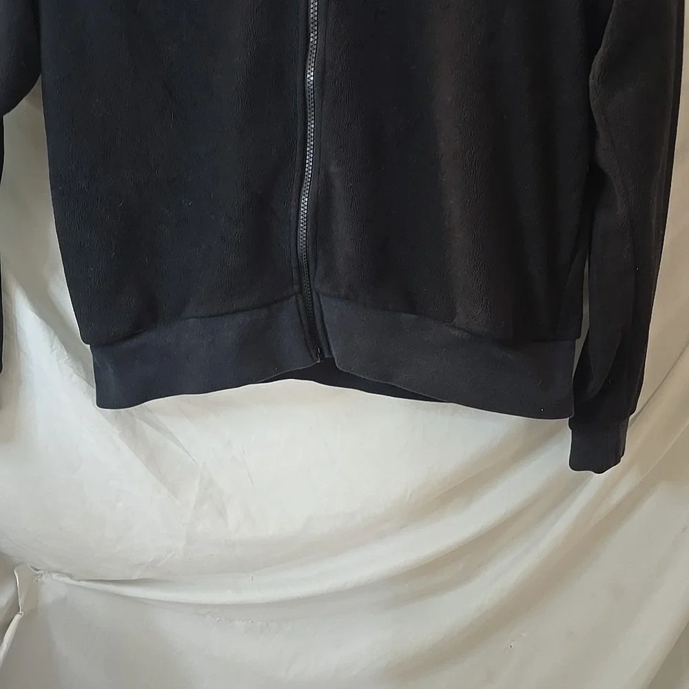 NIKE Women's Sportswear‎ Stardust Fleece Full-zip Jacket Black Gold Atleisure L